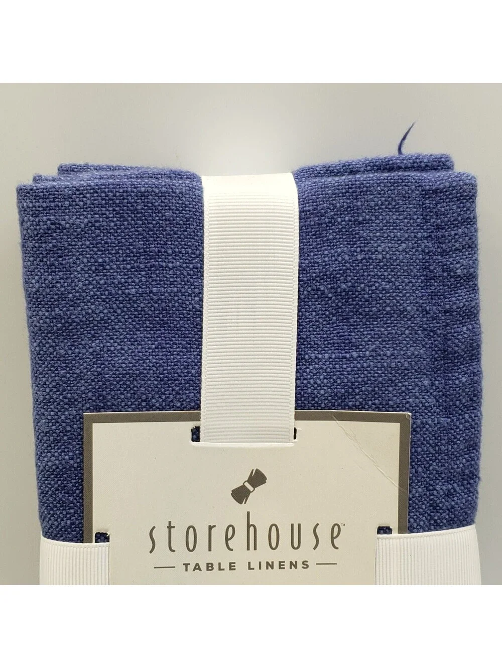 New Denim Blue Cotton Napkins Set of 4 Storehouse Table Linens 18x18